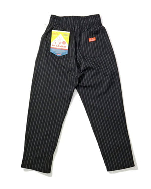 Cookman Chef Pants - Pin Stripe / Black - -