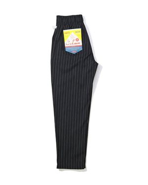 Cookman Chef Pants - Pin Stripe / Black - -