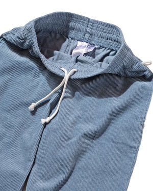 Cookman Chef Pants Semiwide Corduroy - Blue Gray - -