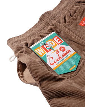 Cookman Chef Pants Semiwide Corduroy - Cocoa - -