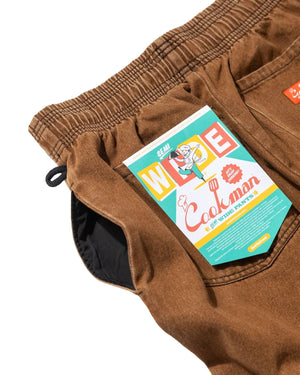 Cookman Chef Pants Semiwide - Denim Brown - -