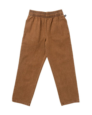 Cookman Chef Pants Semiwide - Denim Brown - -