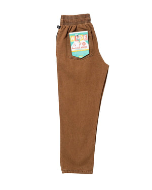 Cookman Chef Pants Semiwide - Denim Brown - -
