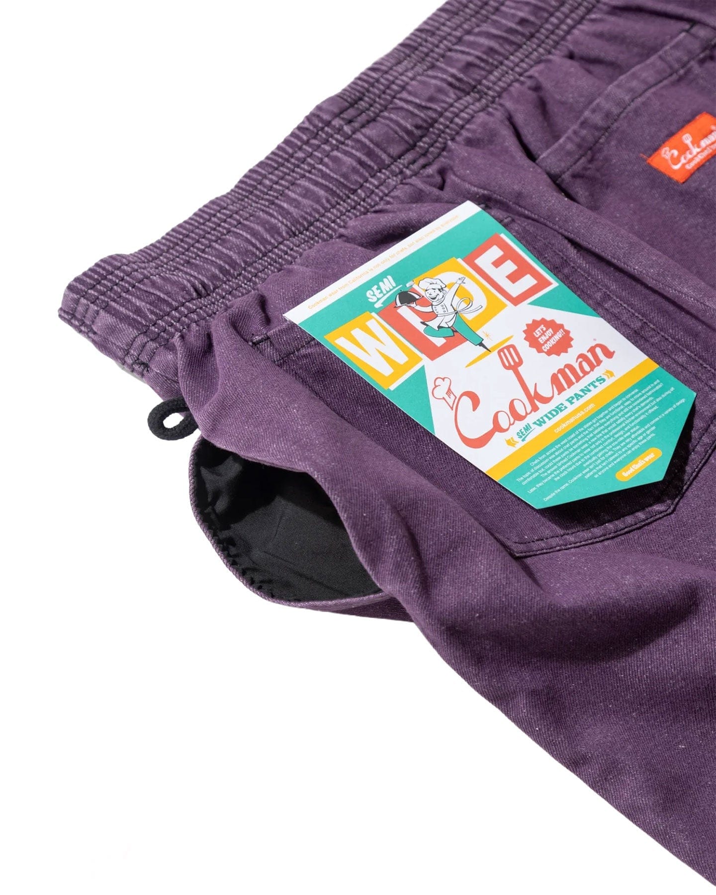 Cookman Chef Pants Semiwide - Denim Purple - -