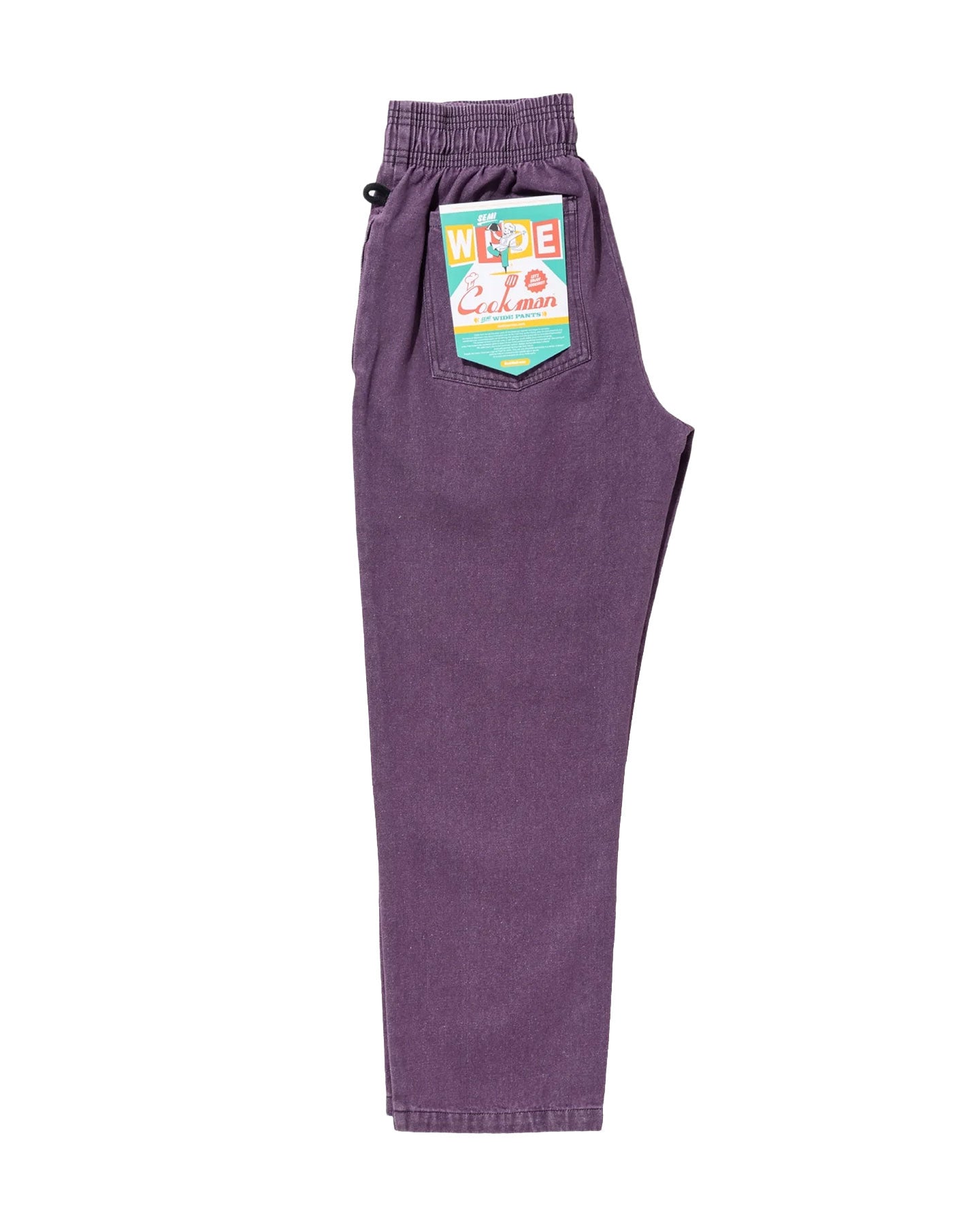 Cookman Chef Pants Semiwide - Denim Purple - -
