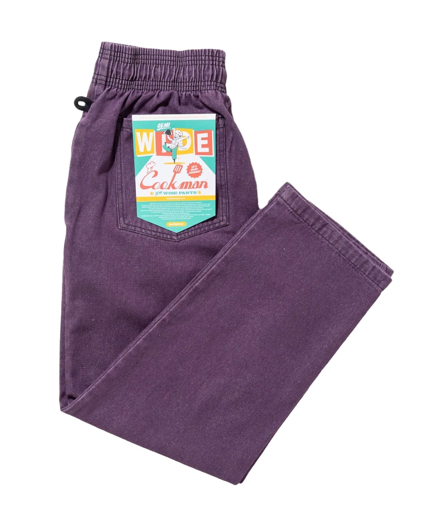 Cookman Chef Pants Semiwide - Denim Purple - -
