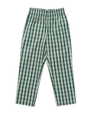 Cookman Chef Pants Semiwide - PALAKA Check Green - -