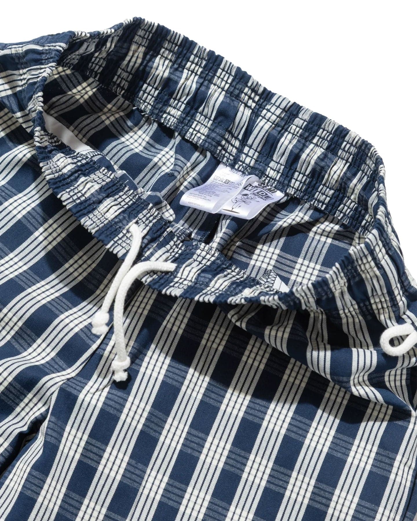 Cookman Chef Pants Semiwide - PALAKA Check Navy - -