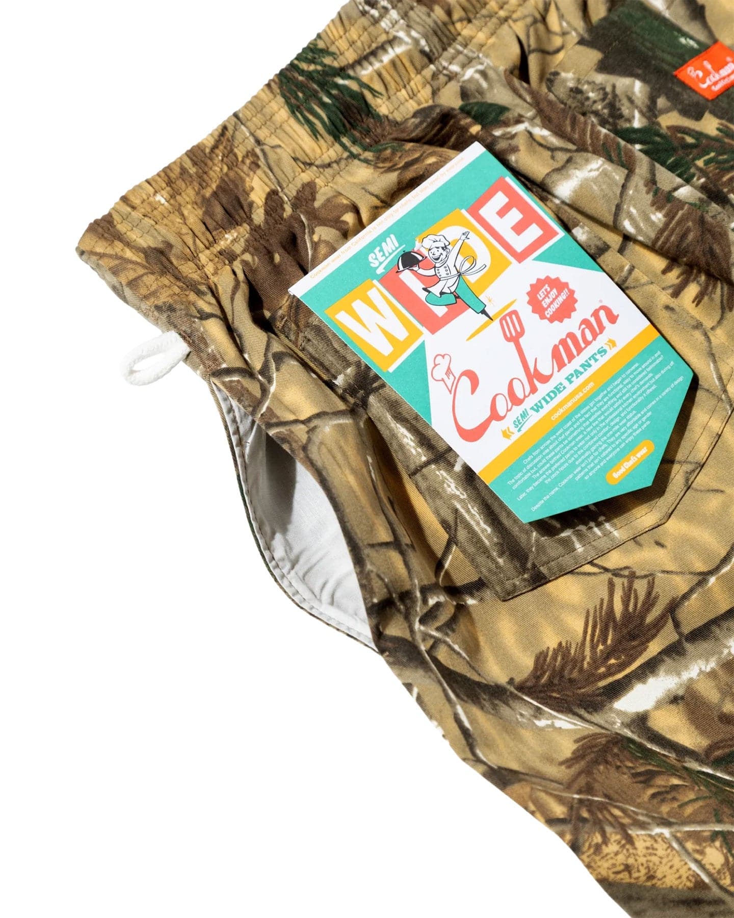 Cookman Chef Pants Semiwide - Timber Camo - -