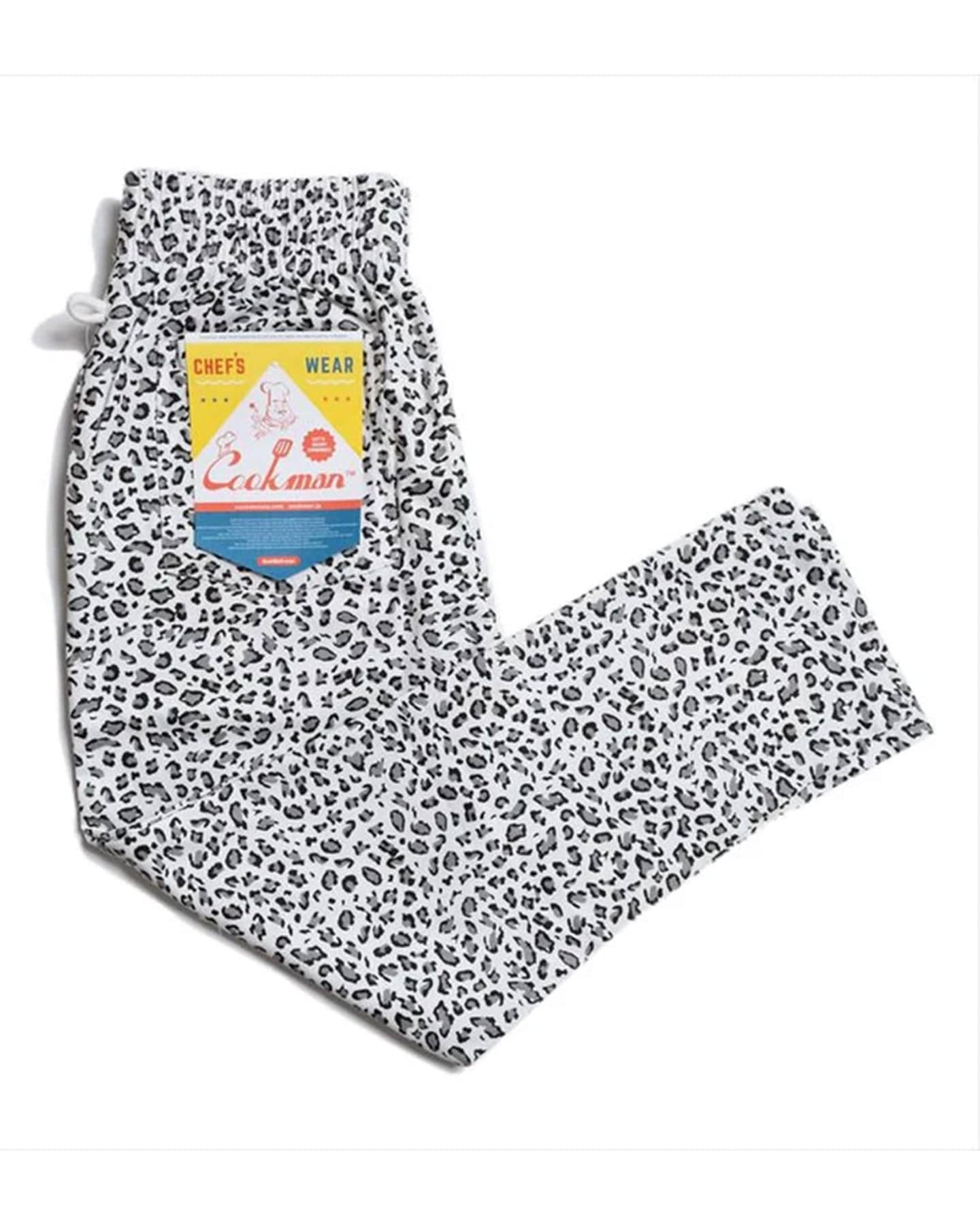 Cookman Chef Pants - Snow Leopard - -
