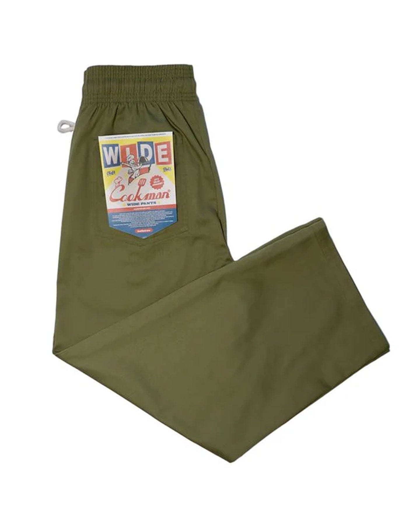 Cookman Chef Pants Wide - Olive - -