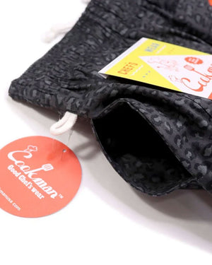 Cookman Chef Short Pants - Black Leopard - -