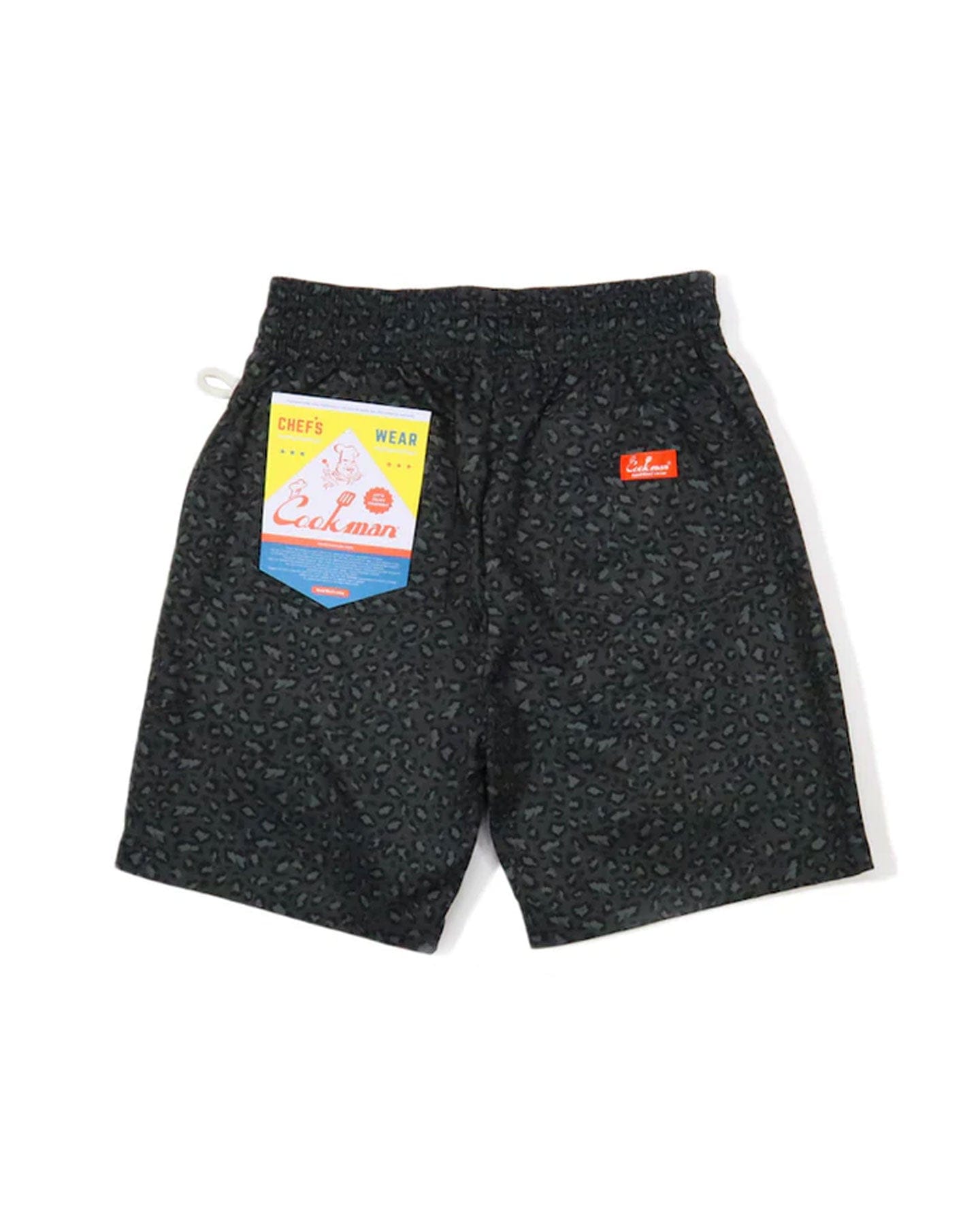 Cookman Chef Short Pants - Black Leopard - -