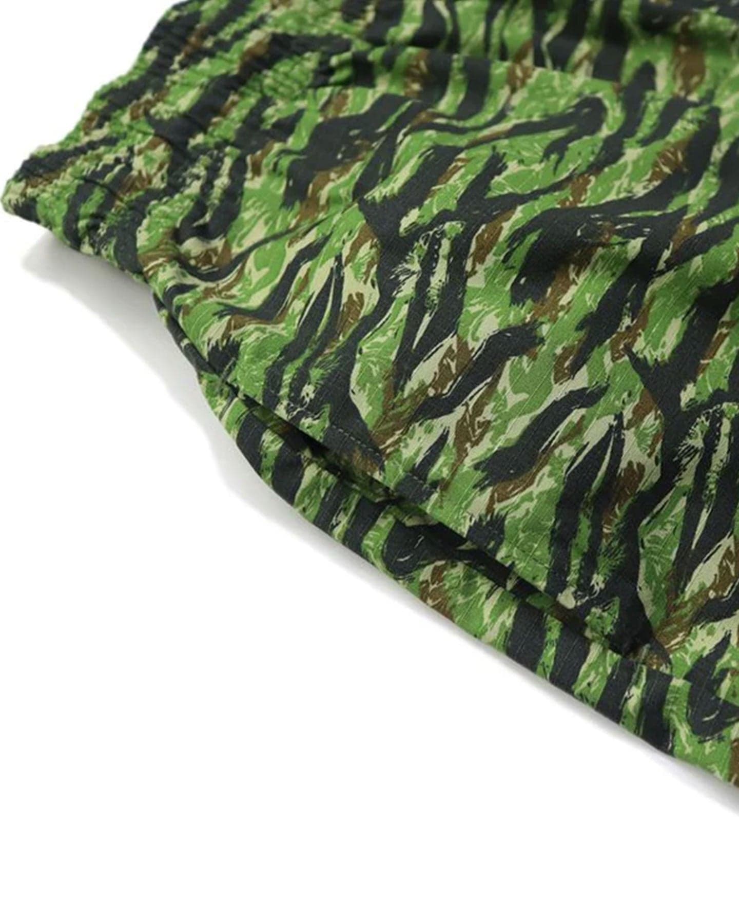 Cookman Chef Short Pants - Ripstop Tiger Camo Green - -