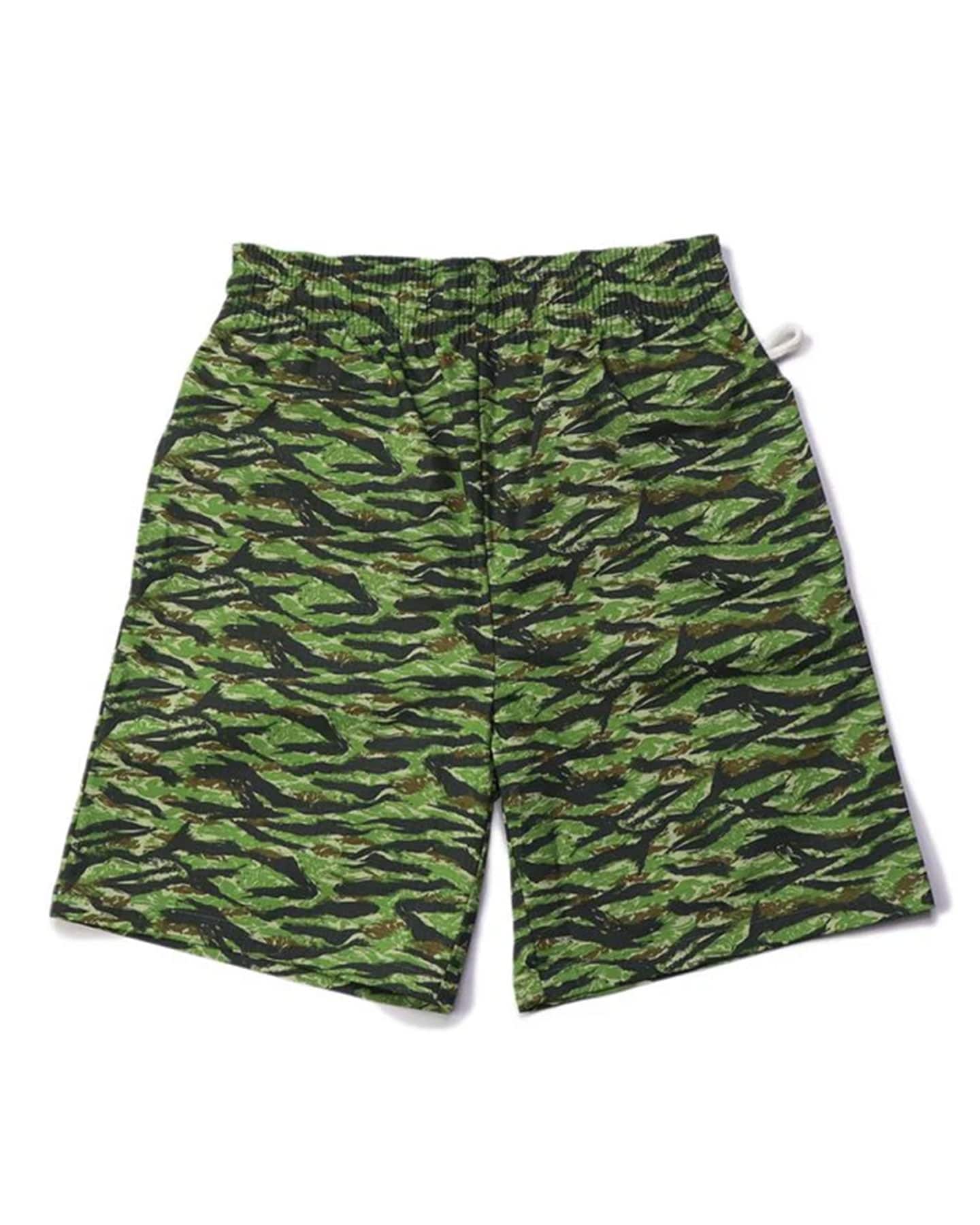 Cookman Chef Short Pants - Ripstop Tiger Camo Green - -