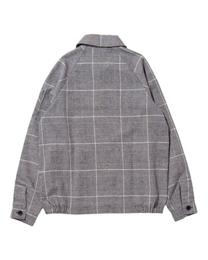 Cookman Delivery Jacket w/ Lining - Glen Check Black - -