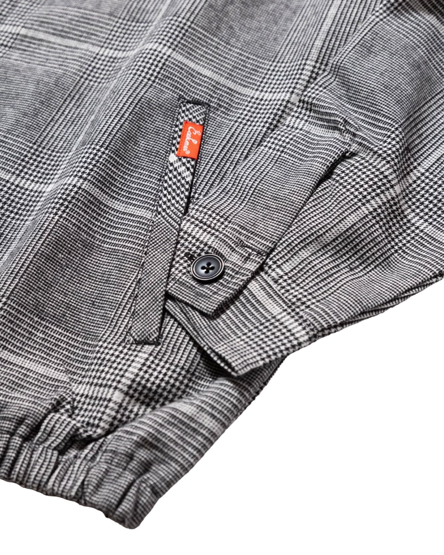 Cookman Delivery Jacket w/ Lining - Glen Check Black - -