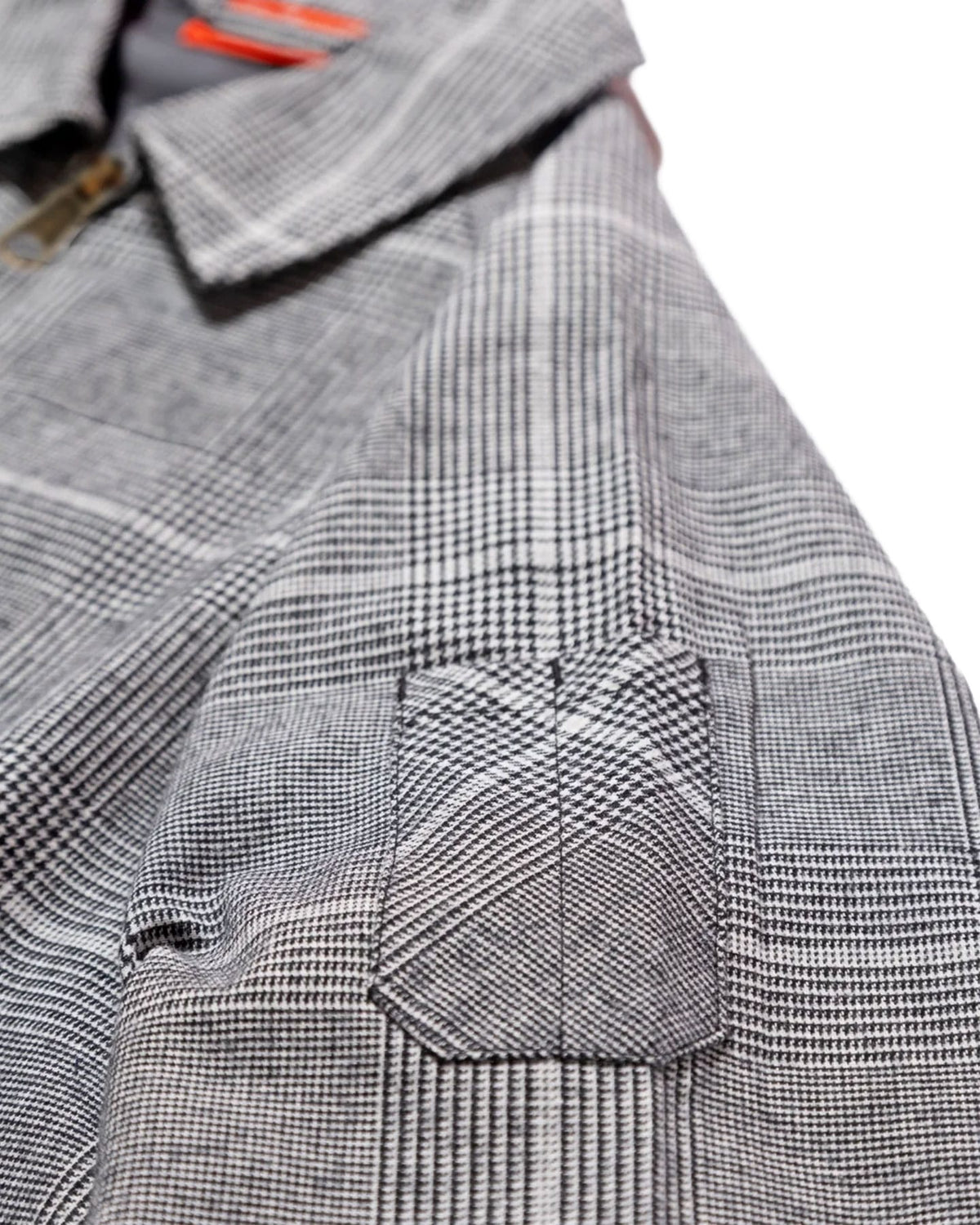 Cookman Delivery Jacket w/ Lining - Glen Check Black - -