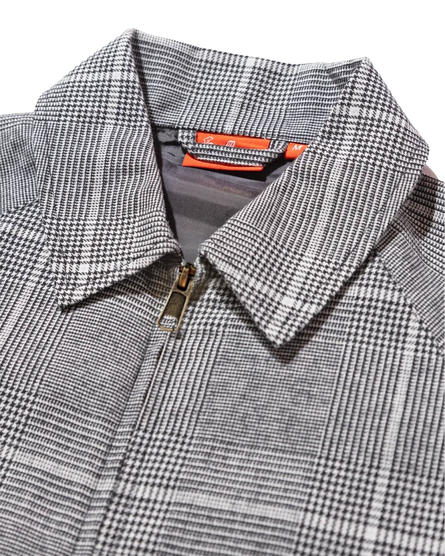 Cookman Delivery Jacket w/ Lining - Glen Check Black - -