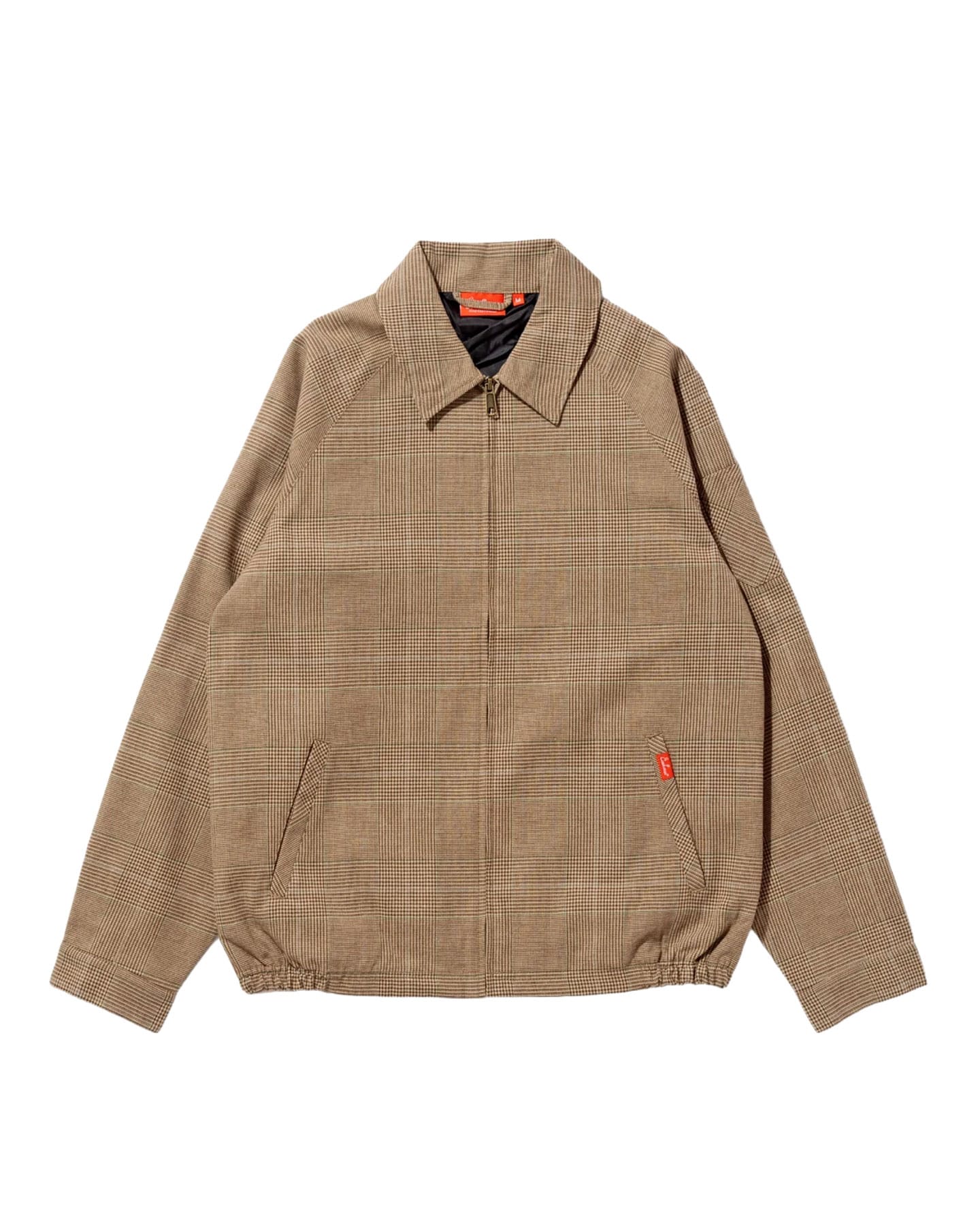 Cookman Delivery Jacket w/ Lining - Glen Check Brown - -