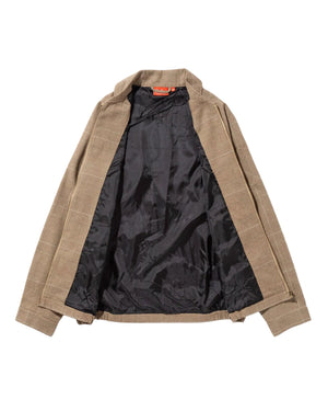 Cookman Delivery Jacket w/ Lining - Glen Check Brown - -