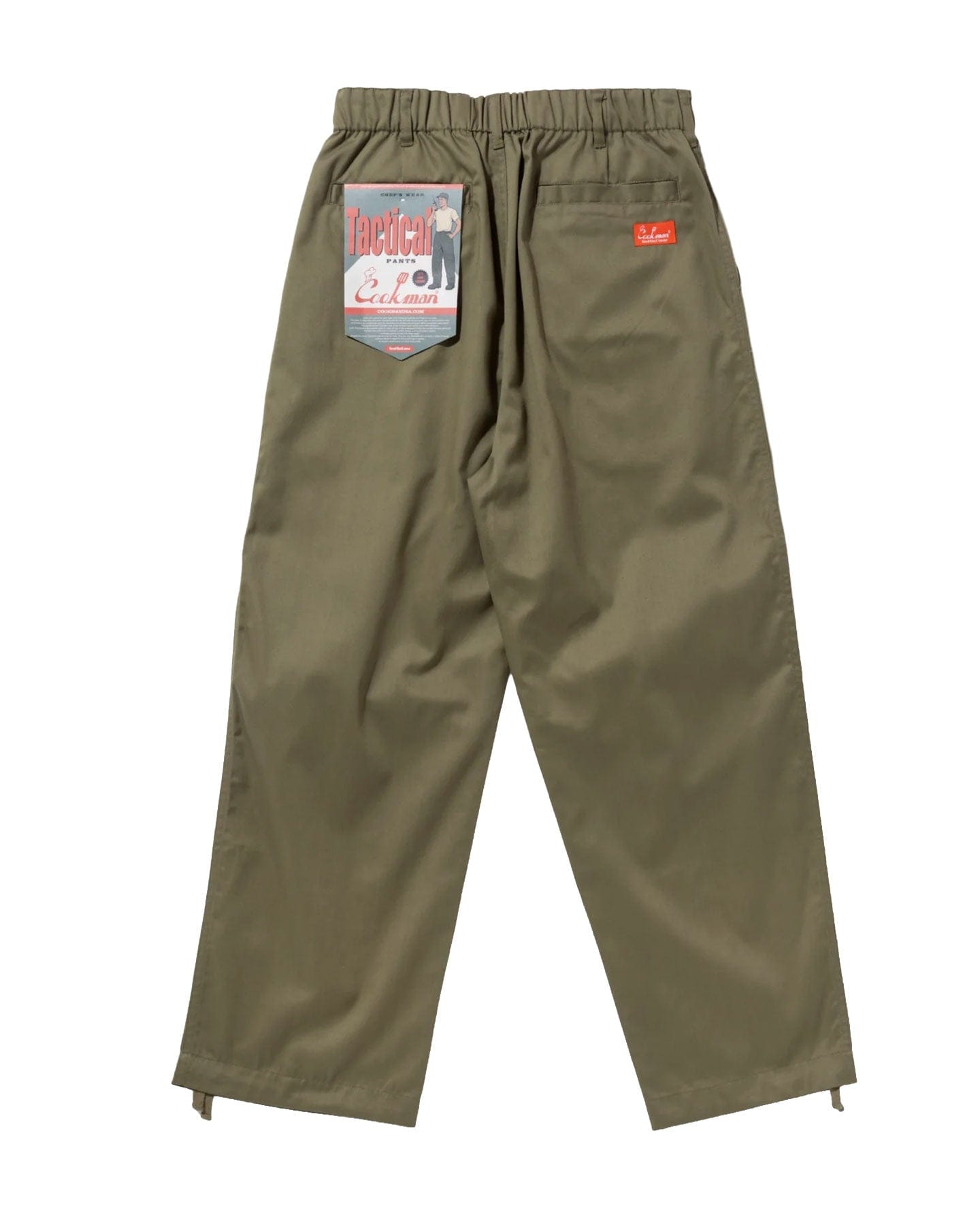 Cookman Tactical Pants - Olive Green - -