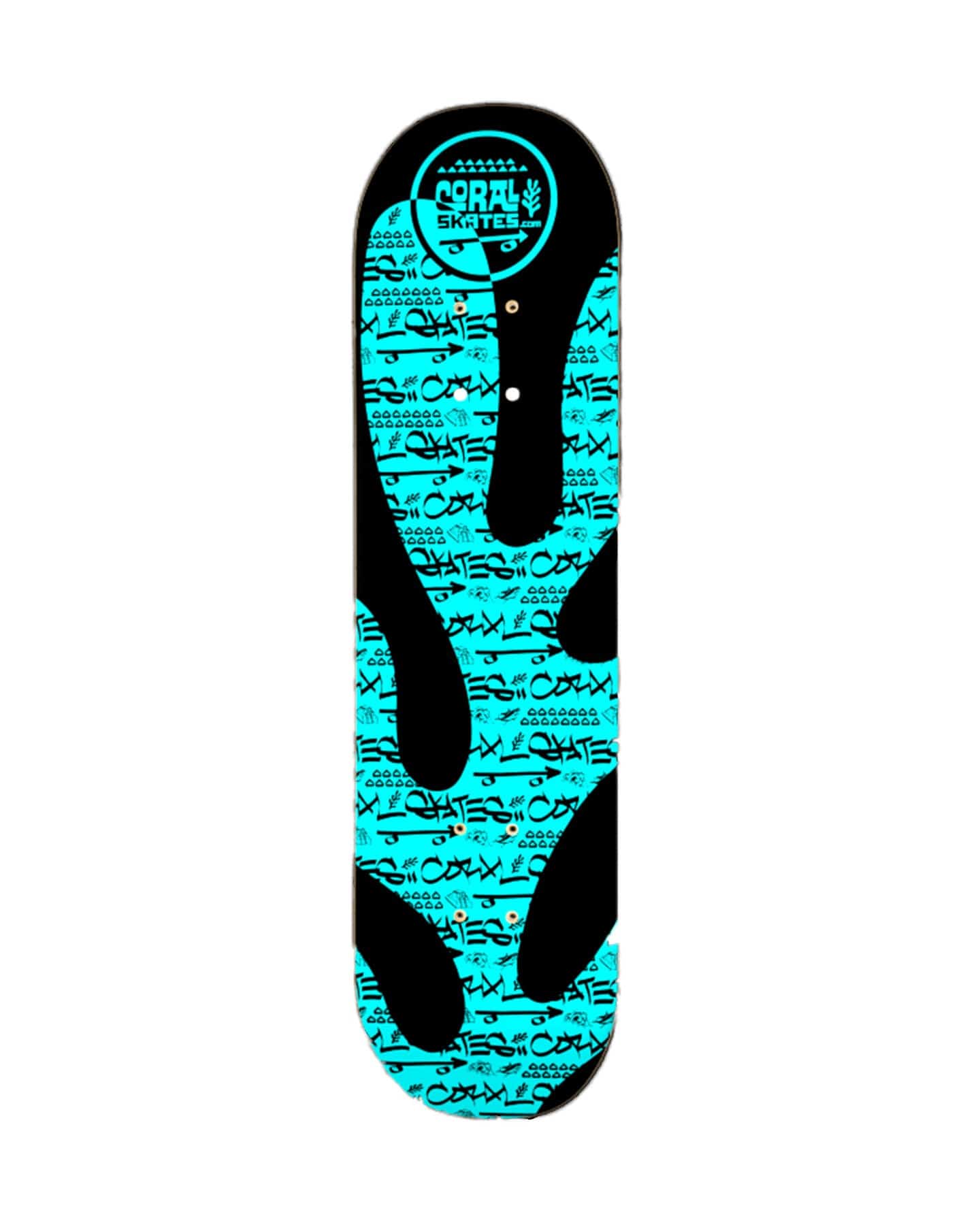 Coral Black 360 Deck - 8.5" - -