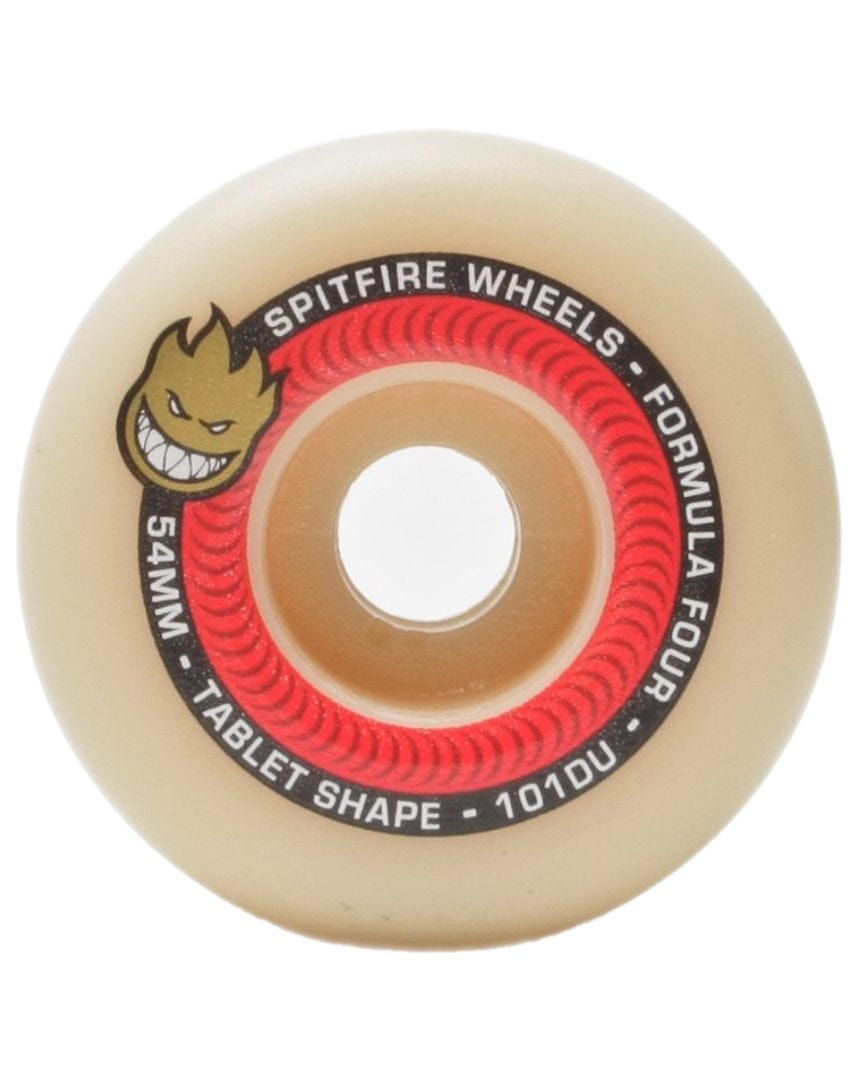 Deluxe Distribution Street Wheels Spitfire F4 101a Tablets Natural Wheels - 54mm