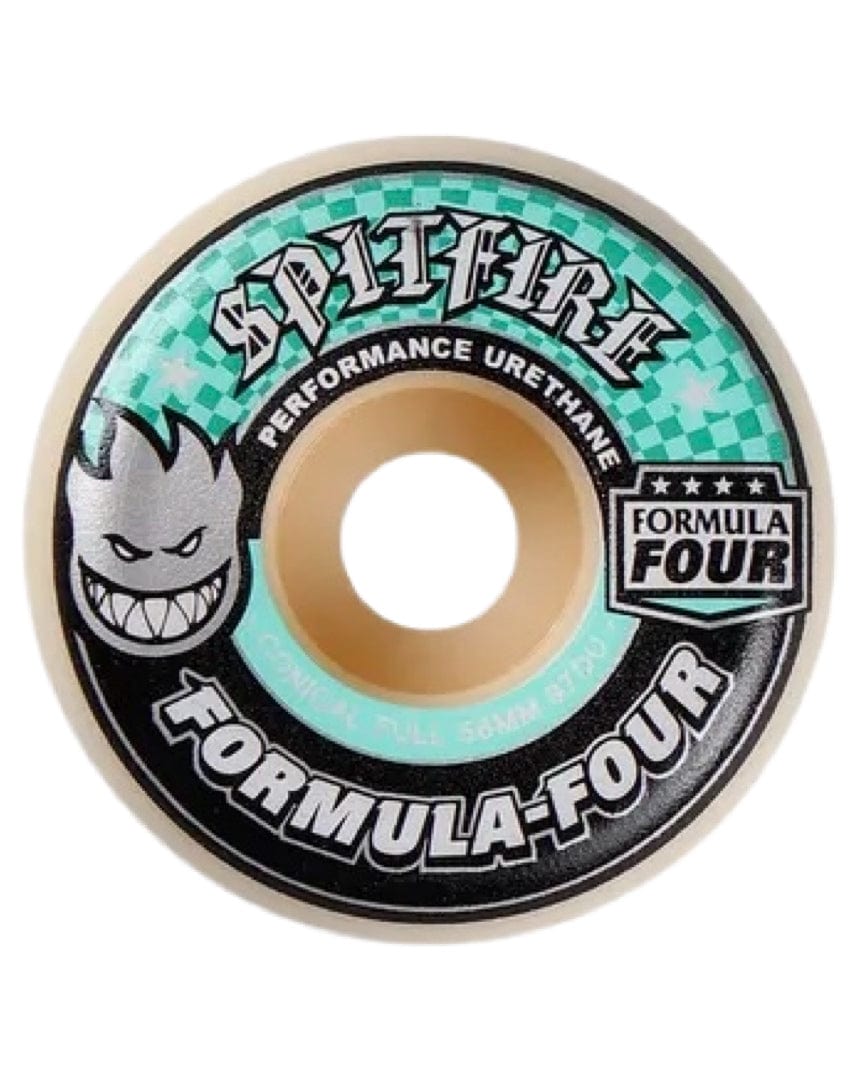 Deluxe Distribution Street Wheels Spitfire F4 97a Conical Full Natural Wheel - 56mm