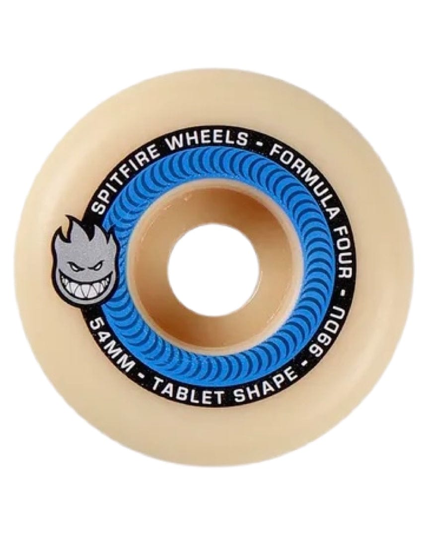 Deluxe Distribution Street Wheels Spitfire F4 99a Tablets Natural Wheels - 54mm
