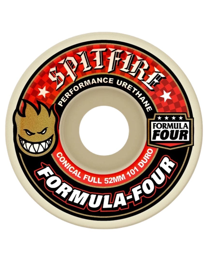 Deluxe Distribution Street Wheels Spitfire F4 Conical Full 101D Wheels - 52mm