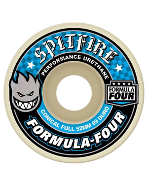 Deluxe Distribution Street Wheels Spitfire F4 Conical Full 99D Wheels - 53mm