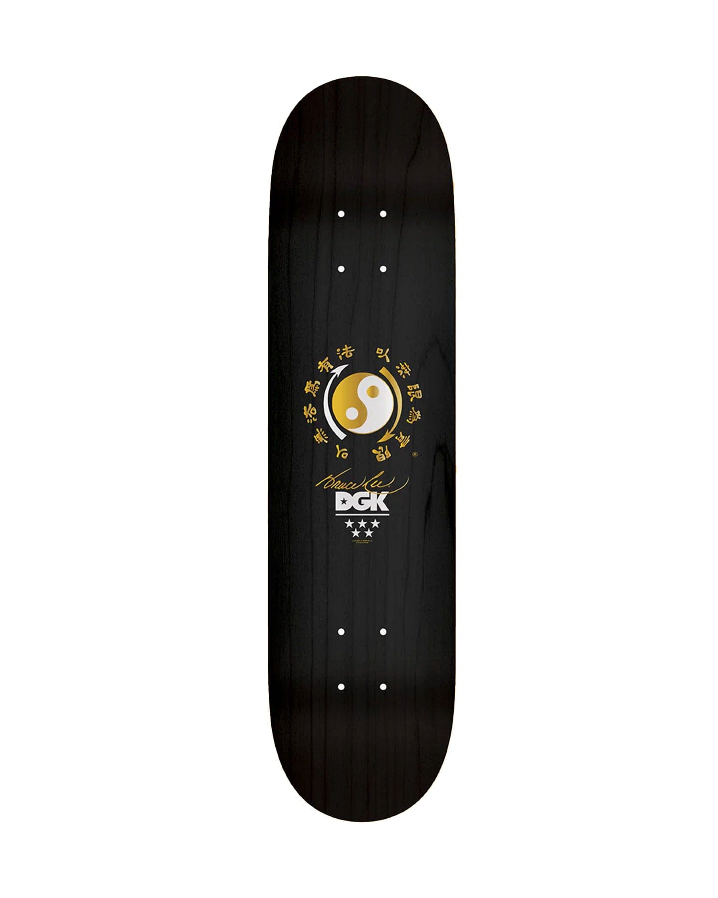 DGK x Bruce Lee Balance Embossed Black Deck - 8.25" - HDC-1083-8.25 - 27638263