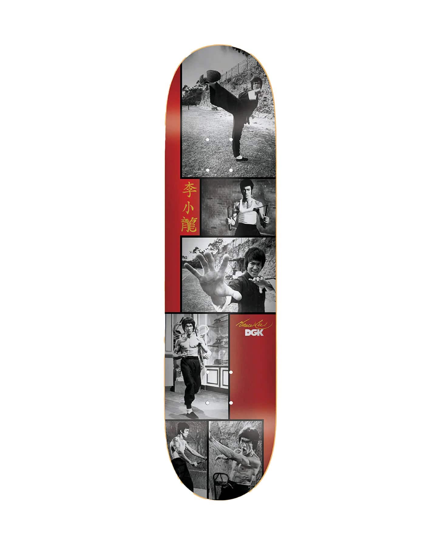 DGK x Bruce Lee Legend Red Foil Deck - 8.38" / 8.5" - -