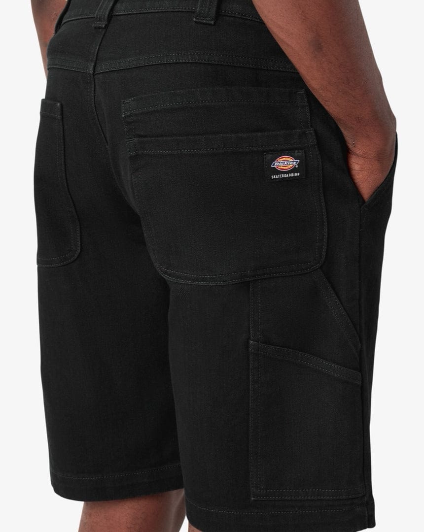 Dickies Skateboarding Denim Cargo Shorts - Black - -