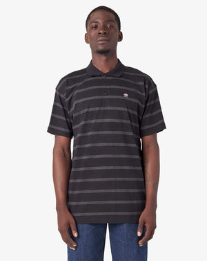 Dickies Skateboarding Striped Polo - Black Stripe - WSSK16TSN - 196520198263