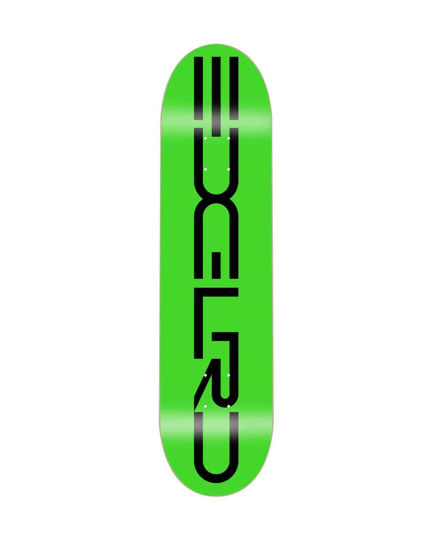 EDGLRD Tech Script Team Deck Green / Black - 8.25" - Tech-Script-Team-Deck-Green-Black - 29313527