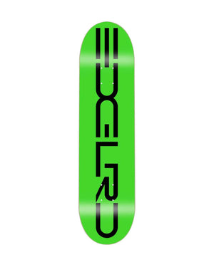 EDGLRD Tech Script Team Deck Green / Black - 8.25" - Tech-Script-Team-Deck-Green-Black - 29313527
