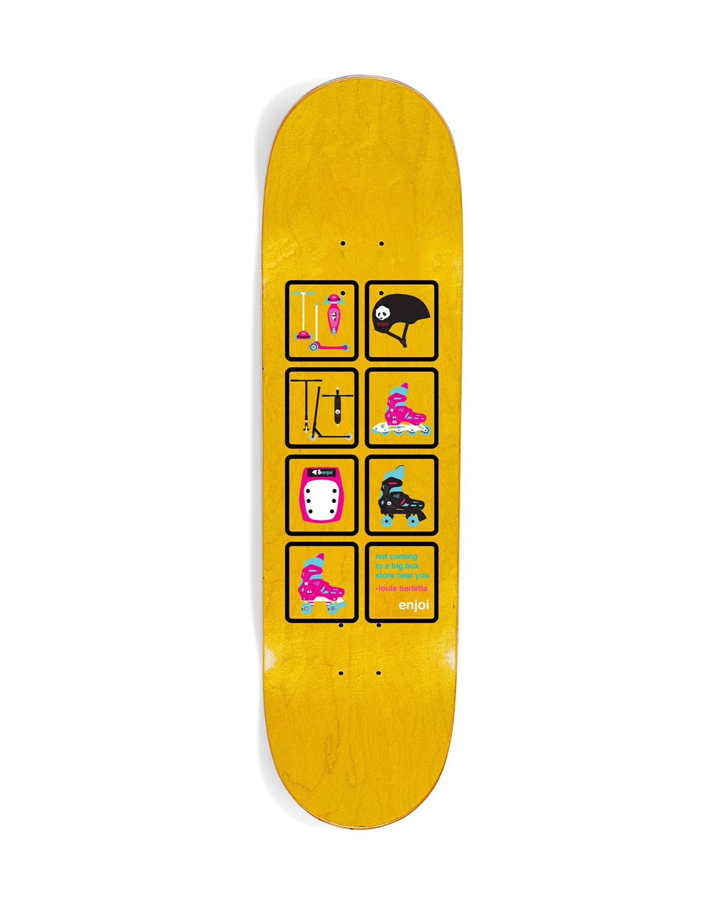 Enjoi Big Box Roller Blades Deck - 8.5" - ENJ510001-Orange-8.5 - 810199206356