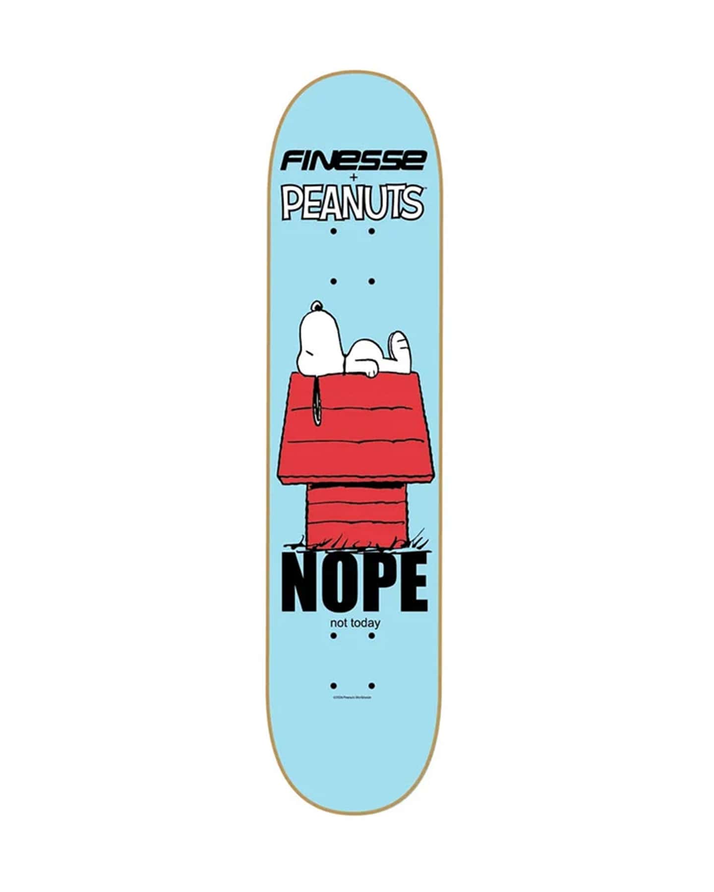 Finesse Peanuts Snoppy Nope Deck -8.0" - -