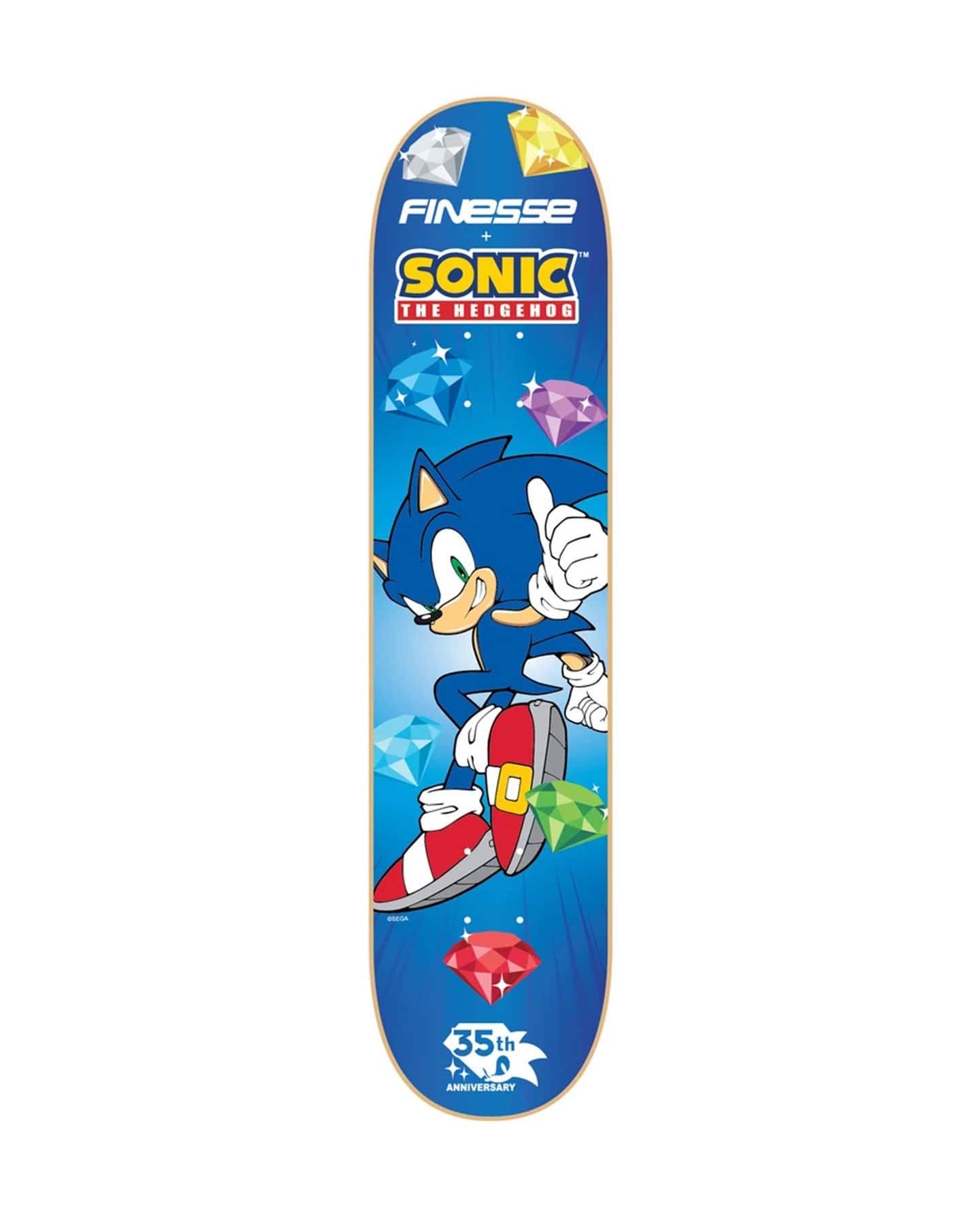 Finesse Sonic 35th Anniversary Deck - 8.1" - -