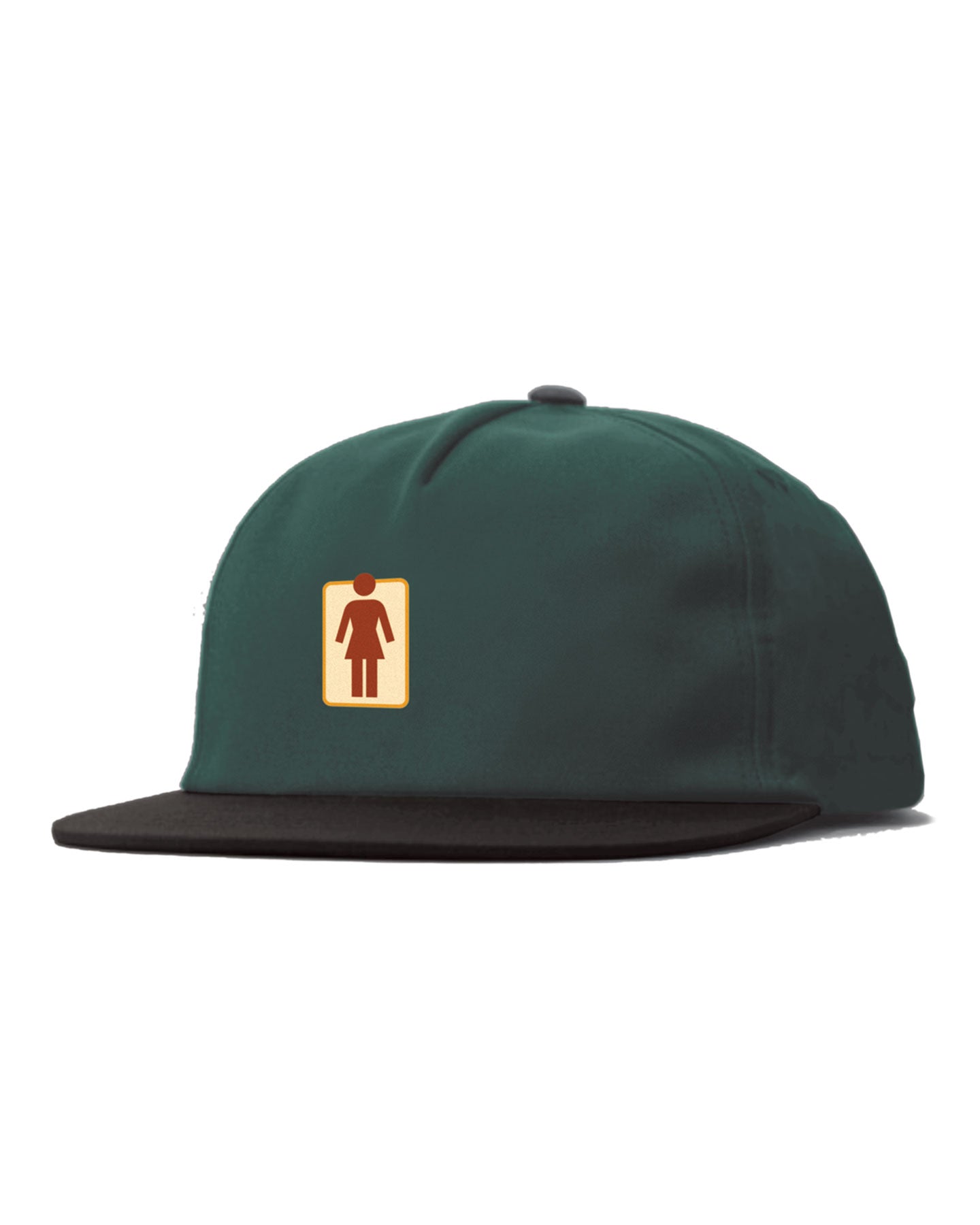 Girl Naturals OG 5 Panel Hat - Forest Green - GH124107 -