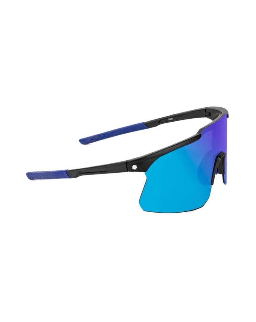 Glassy Cooper Polarized Sunglasses - Black / Blue / Blue Mirror - sh-coo-blk/bm - 614524464127
