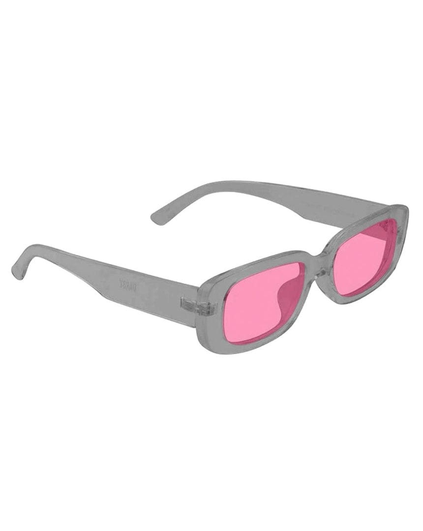 Glassy Darby Polarized - Transparent Grey / Pink Lens - sh-drby-transgry/pnk - 791689815572