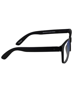 Glassy Leonard Gamer - Matte Blackout / Clear - sh-leo-mtblkout/gc - 732535995499