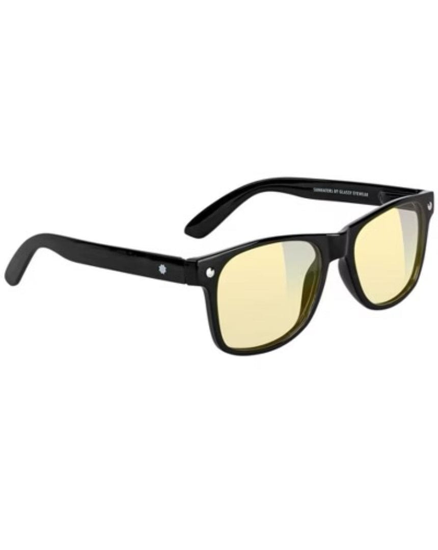 Glassy Leonard Gamer - Matte Blackout / Yellow - sh-leo-mtblkout/gy - 732535995505