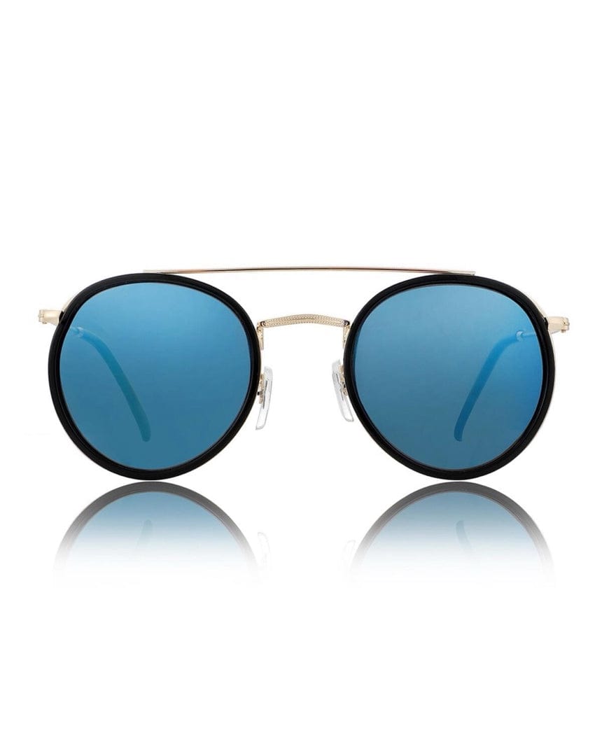 Glassy Parker Polarized - Black / Gold / Blue Mirror - sh-prkr-blk/gold/bm - 32327415