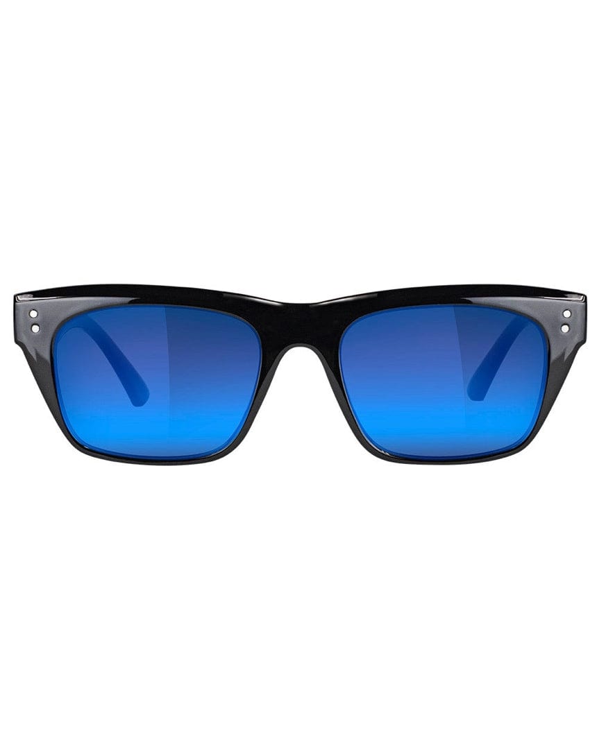 Glassy Santos Polarized - Black / Blue Lens - sh-snts-blk/bl - 732535994430