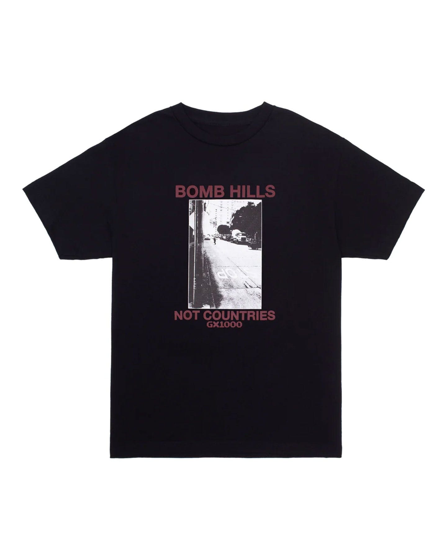 GX1000 Bomb Hills Not Countries - Black / Burgundy - G-S-TSS-25-3-BMBHLL S-BLK - G-S-TSS-25-3-BMBHLLS-BLK--S
