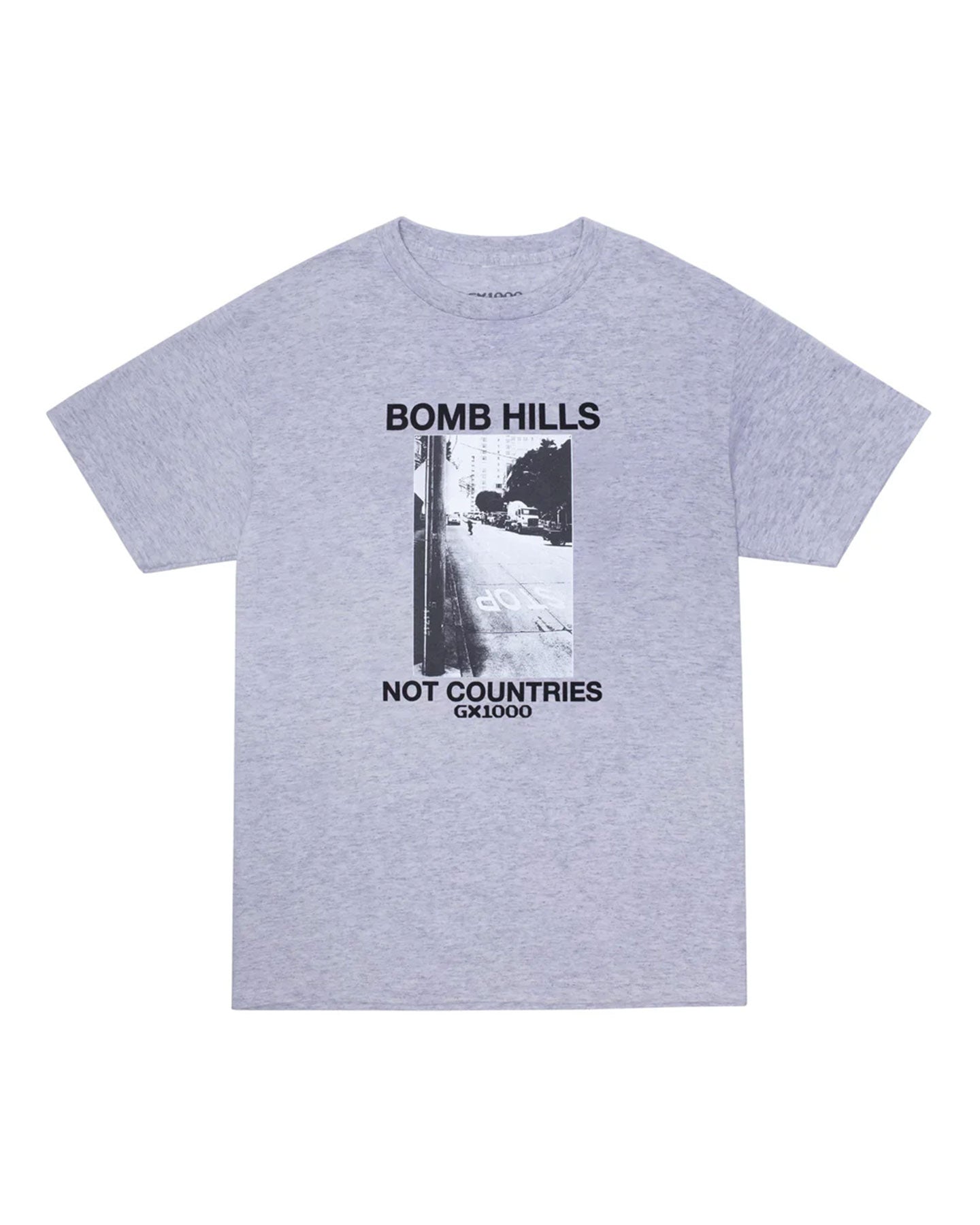 GX1000 Bomb Hills Tee - Heather Grey / Black - -